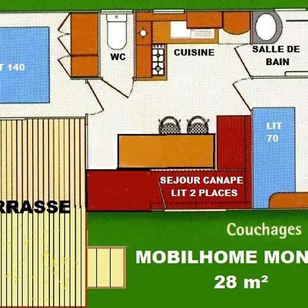 Mobile Homes Plage Feriehus Hyères